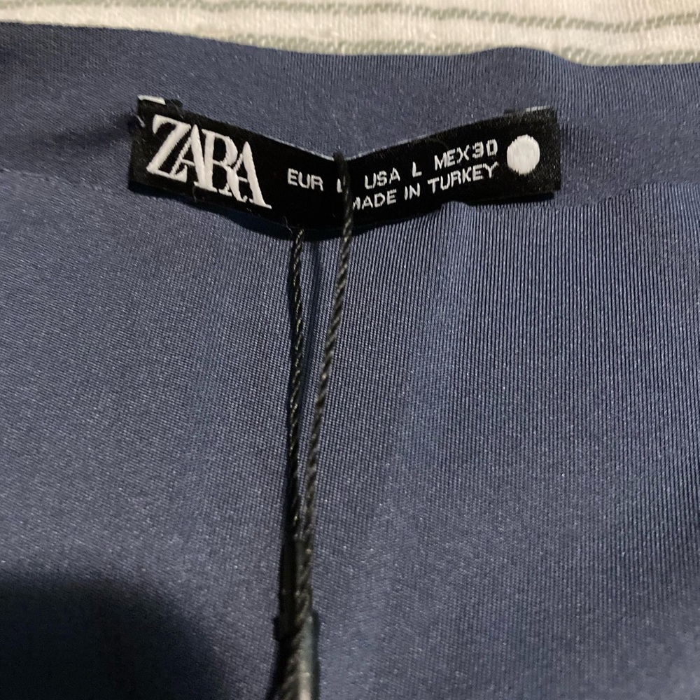 Zara Slate Blue Bodysuit - Picture 2 of 3